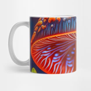 Mushroom Forest Calm Tranquil Nature Peaceful Season Outdoors Mug